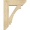 Ekena Millwork Imperial Slat Rough Sawn Bracket w/ Offset Brace, Douglas Fir, 8"W x 26"D x 34"H BKT0806X26X34IMP06RDF - alternate 3